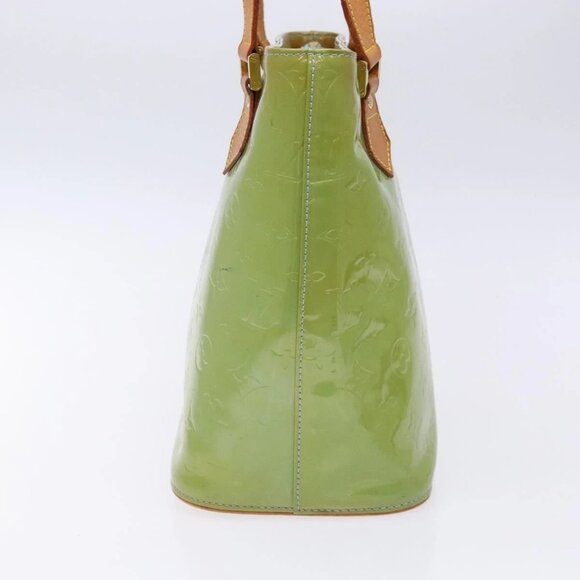 LOUIS VUITTON Monogram Vernis Houston Hand Bag Baby Blue M91005 LV Auth ep10362 - Picture 5 of 16